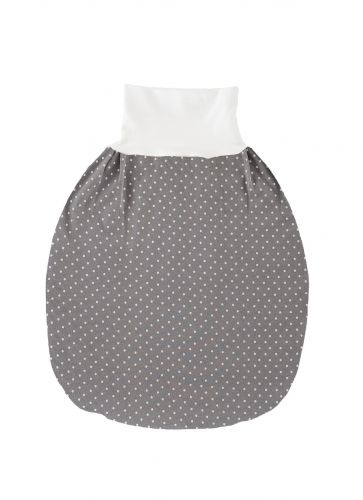 TRÄUMELAND Novorozenecký spací pytel Pünktchen grau