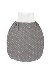 TRÄUMELAND Novorozenecký spací pytel Pünktchen grau