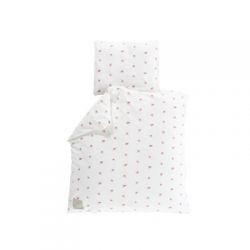 TRÄUMELAND Povlečení do kolébky Jersey 80/80 + 35/40 Flora