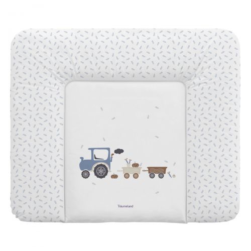 TRÄUMELAND Přebalovací podložka Little Farm Blau 75 x 85 cm