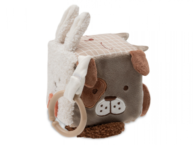 Jollein Kostka textilní Animal Friends