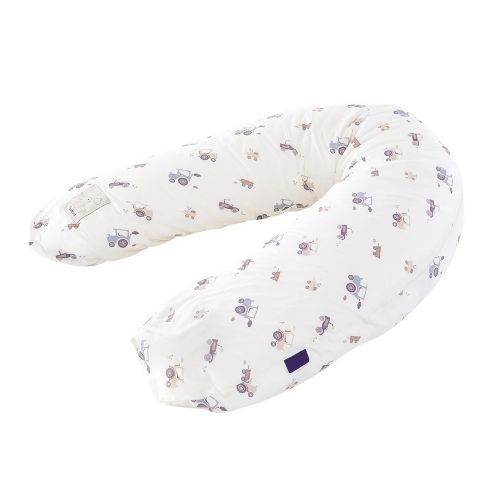 TRÄUMELAND Povlak na elastický kojící polštář Little Farm Blau