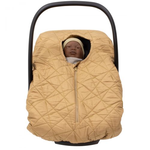 Rialto Baby Béžový zimní prošívaný kryt autosedačky 0+