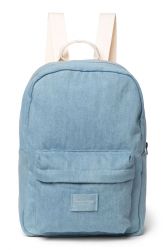 Studio Noos Denim Midi BACKPACK Batůžek s přední kapsou Blue