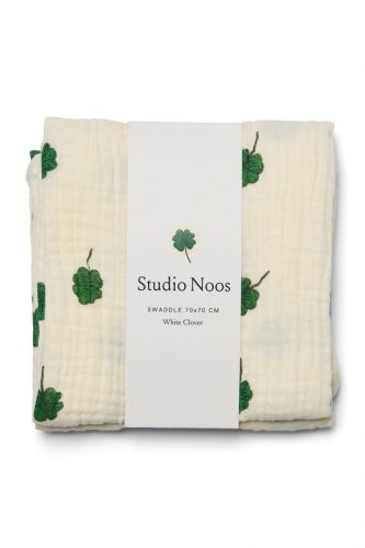 Studio Noos SWADDLE Zavinovačka Print Medium White Clover
