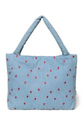 Studio Noos Denim MOM BAG Blue Hearts