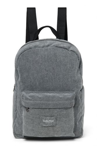 Studio Noos Denim Midi BACKPACK Batůžek s přední kapsou Grey