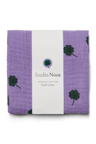 Studio Noos SWADDLE Zavinovačka Print Medium Purple Clover