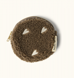 Studio Noos Teddy WALLET Peněženka Brown Hearts