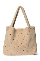 Studio Noos Teddy MOM BAG Ecru Hearts