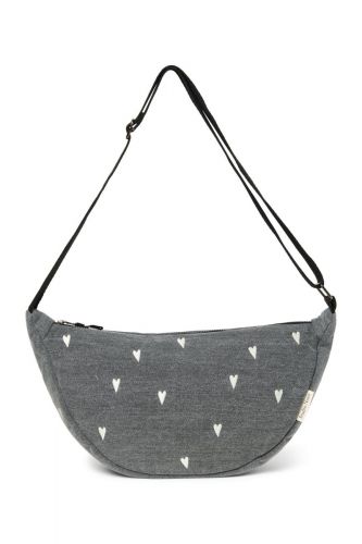 Studio Noos Denim Adult FANNY Kabelka Grey Hearts