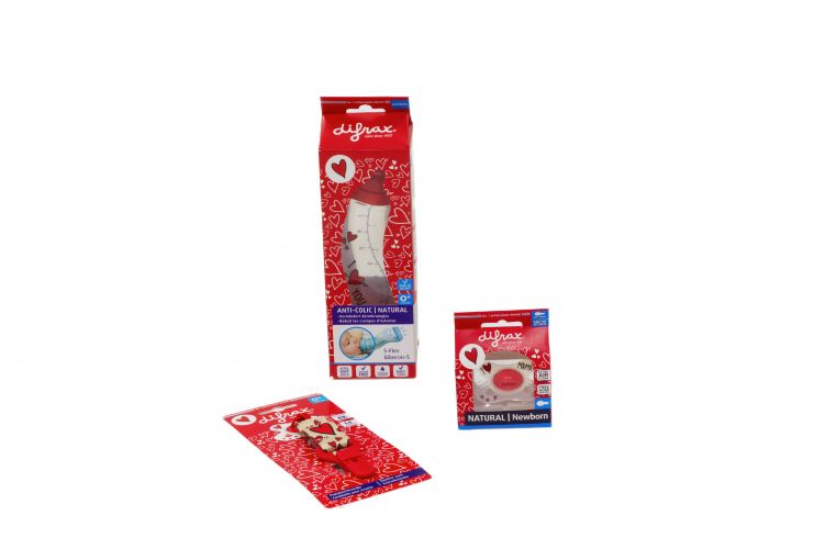 Difrax Dárková sada I Love you 3+1 zdarma