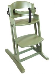 Baby Dan Rostoucí dřevěná židlička BabyDan DanChair Green