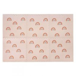 FREEON Free2Play Pěnová hrací podložka Puzzle 6 ks Rainbow