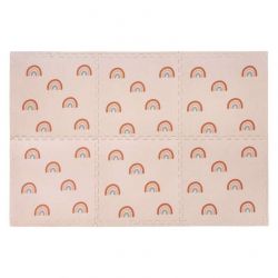 FREEON Free2Play Pěnová hrací podložka Puzzle 6 ks Rainbow