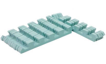 Rialto Baby Sada zelených okrajů pro pěnové puzzle 120x120cm