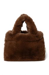Studio Noos Faux Fur Mini Handbag Brown