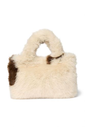 Studio Noos Faux Fur Mini Handbag Holy Cow