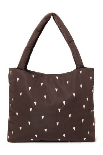 Studio Noos Puffy MOM BAG Brown Hearts