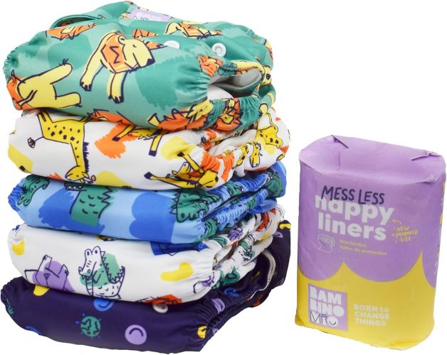 Bambino Mio Set 5-ti revolučních plenek-BOLT