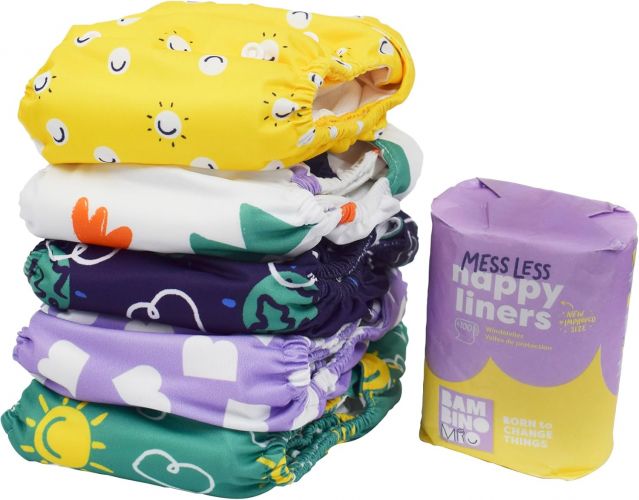 Bambino Mio Set 5-ti revolučních plenek-BRAVE