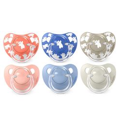 SUAVINEX | Dudlík anatomický silikon +18 m 2 ks WILD &amp; FREE