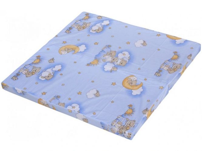 Scarlett Matrace Mráček do ohrádky Bela - modrá 100 x 100 cm