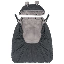 Fillikid Zateplený potah na nosítko coral fleece grey