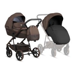 Kočárek Tutis VIVA6+ ESSENTIAL 2v1 Espresso 067