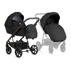 Kočárek Tutis VIVA6+ ESSENTIAL 2v1 Caviar 070