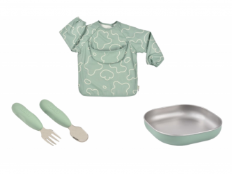 Jídelní sada pro nejmenší Sage Green