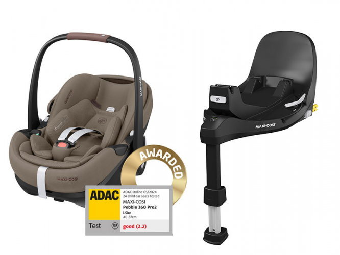Autosedačka Maxi-Cosi Pebble 360 Pro 2 Twillic Truffle + základna FamilyFix 360 Pro