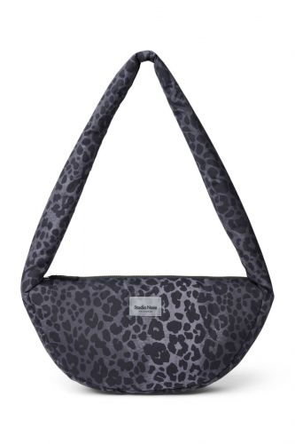 Studio Noos Puffy Mini Cross Body Bag Black Leopard