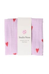 Studio Noos SWADDLE Zavinovačka Print Medium Lilac Hearts