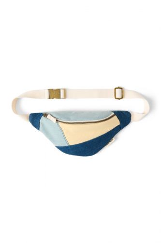 Studio Noos Patchwork Mini Fanny Pack Ledvinka Denim