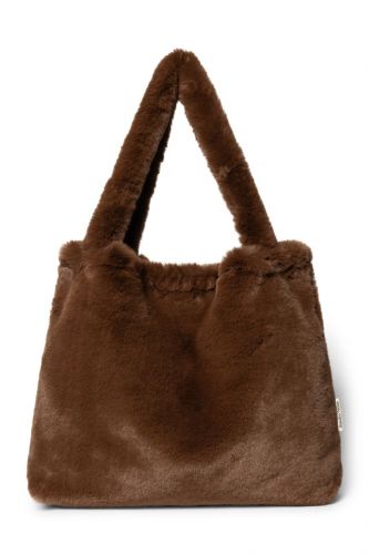 Studio Noos Faux Fur Mom Bag Brown
