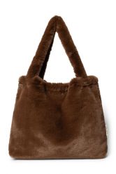 Studio Noos Faux Fur Mom Bag Brown