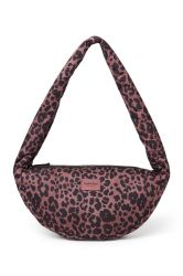 Studio Noos Puffy Mini Cross Body Bag Red Leopard