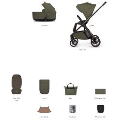 Kočárek Venicci Tila Olive