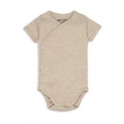 LODGER Body s krátkým rukávem Melange Beige vel. 62