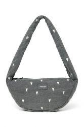 Studio Noos Denim Mini Cross Body Bag Grey Hearts