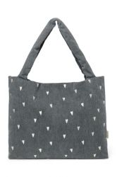 Studio Noos Denim Mom Bag Grey Hearts