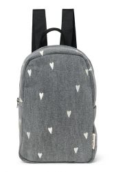 Studio Noos Denim Mini Backpack Batůžek Grey Heart