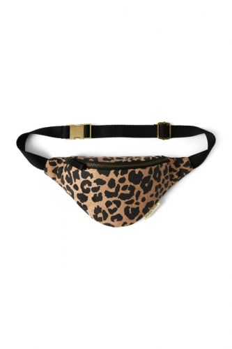 Studio Noos Cotton Mini Fanny Pack Ledvinka Brown Leopard