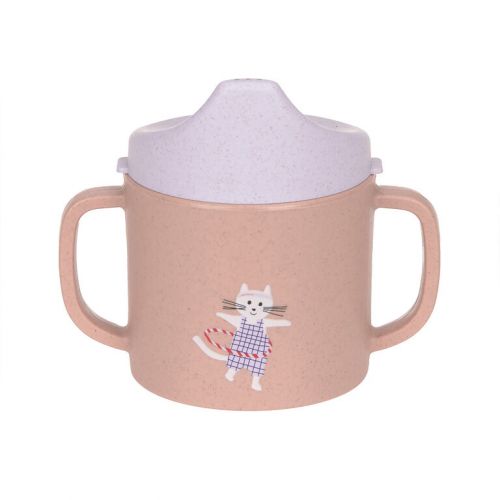 Lässig Sippy Cup PP/Cellulose Tiny Team cat