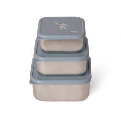 Citron Sada 3 stohovatelných boxů z nerezu - Spaceship