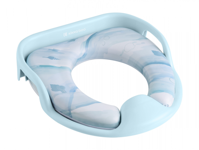 KikkaBoo Dětské WC sedátko Sea World Seashell Blue