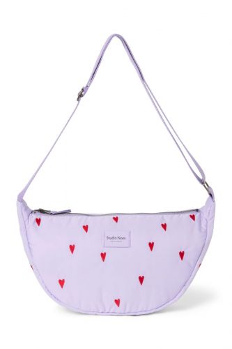 Studio Noos Puffy Adult Fanny Kabelka Purple Hearts