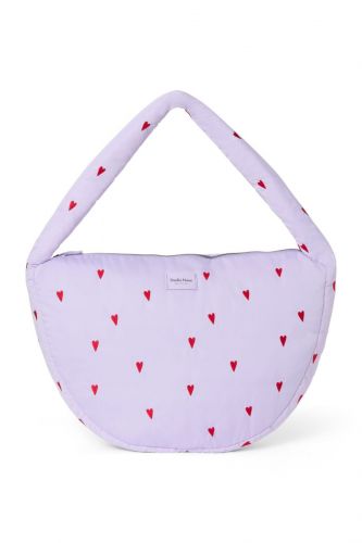 Studio Noos Puffy Cross Body Bag Purple Hearts