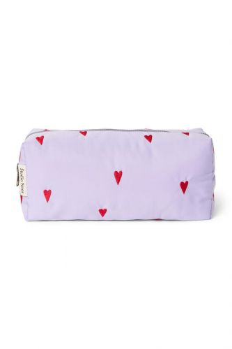 Studio Noos Puffy Pouch Kabelka Purple Hearts